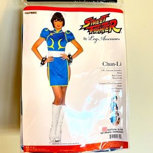 NEW IN BAG ‼️ Street Fighter by Leg Avenue Chun Li 3 pc. Costume Size XL